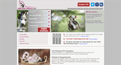Desktop Screenshot of airborneanimals.com